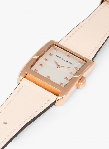 Women's Moment Analog Leather Watch 2200067