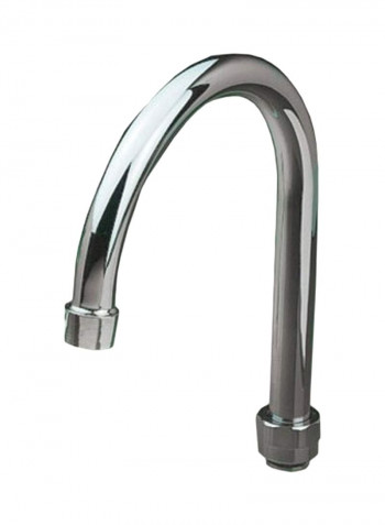 Swivel Gooseneck Spout Silver