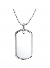 925 Sterling Silver Dog Tag Pendant Necklace reviews 925 Sterling Silver Dog Tag Pendant Necklace