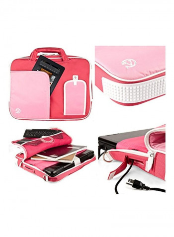 Shoulder Bag For HP 14-Inch La Pink/White