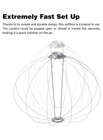 Collapsible Lantern Softbox white