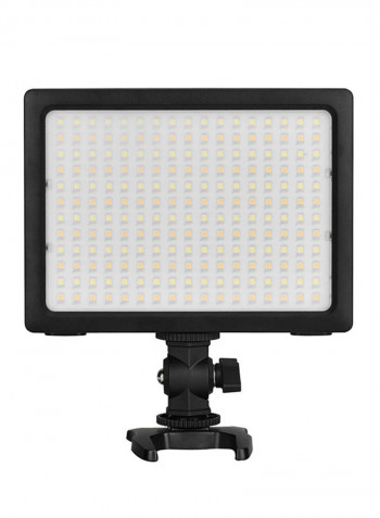 Professional Video Light Lamp Panel 17.4x13.1x1.96cm Black/White