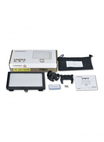 Professional Video Light Lamp Panel 17.4x13.1x1.96cm Black/White