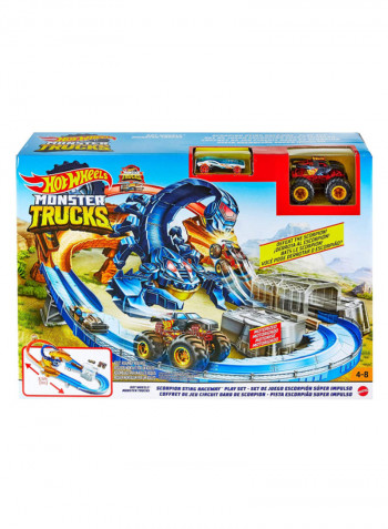 Monster Trucks Scorpion Sting Raceway Playset