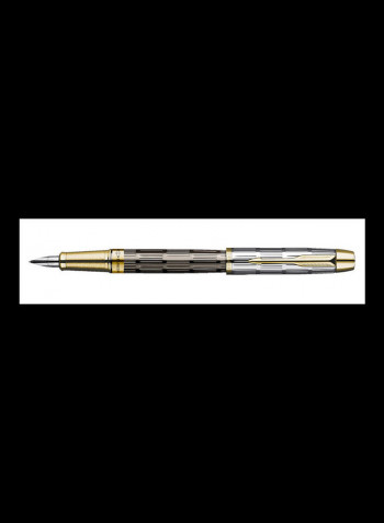 OdySSey Twin Chiselled Fountain Pen Gold/Silver