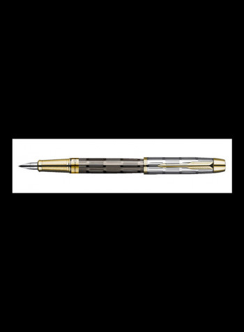 OdySSey Twin Chiselled Fountain Pen Gold/Silver