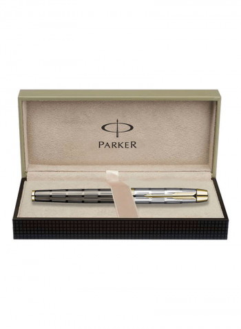 OdySSey Twin Chiselled Fountain Pen Gold/Silver