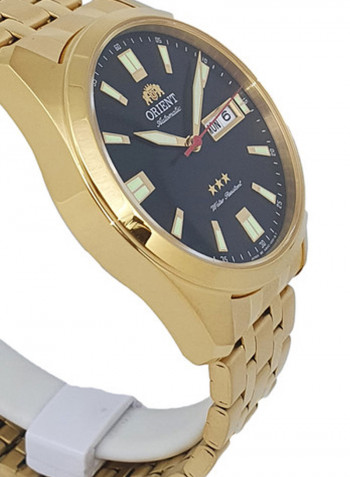 Men's Orient Automatic Water Resistant Stainless Steel Golden Watch SAB0C001B8