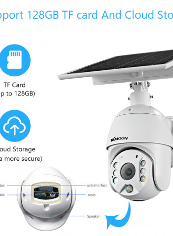 Solar Powered Wireless Security Camera