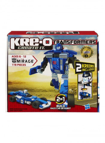119-Piece Transformers Mirage Building Set 31145