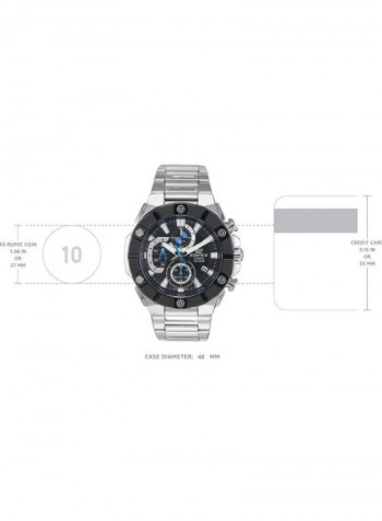 Men's Stainless Steel Chronograph Wrist Watch For Men EFR-569DB-1AVUDF
