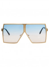 Women's MILANO in Rose Pink Blue Lens Wazna Square Sunglasses reviews Women's MILANO in Rose Pink Blue Lens Wazna Square Sunglasses