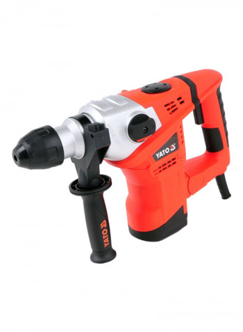 2-Functions Rotary Hammer Red/Silver/Black 32millimeter