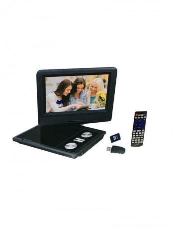 7-Inch Portable DVD/CD/MP3 Player With Digital TV Tuner SC257 Black