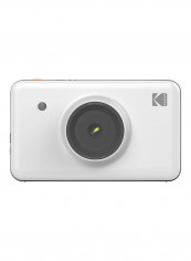 Mini Shot Instant Camera 10Mp With Built-In Bluetooth White