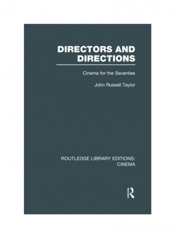 Directors And Directions: Cinema For The Seventies Paperback