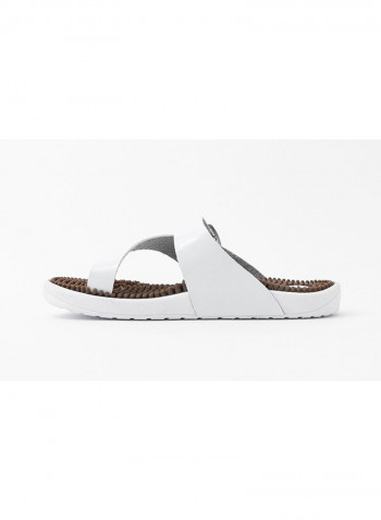 Nara Sandal White/Brown