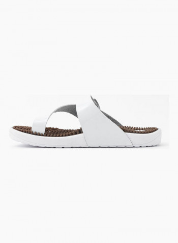 Nara Sandal White/Brown