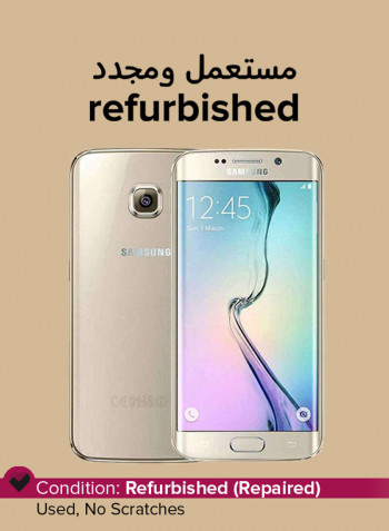 Refurbished - Galaxy S6 Edge Gold Platinum 3GB RAM 32GB 4G LTE