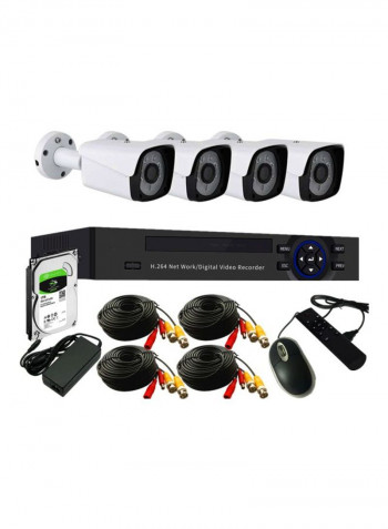 CCTV Surveillance Kit With Alarm System