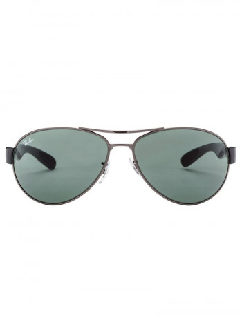 Men's UV-Protection Oval Sunglasses - Lens Size: 63 mm