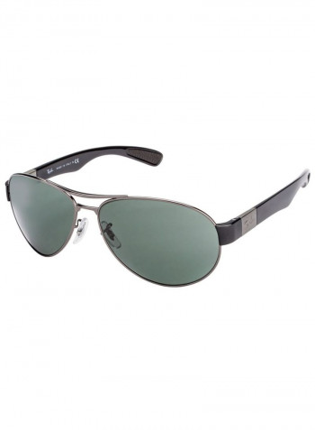 Men's UV-Protection Oval Sunglasses - Lens Size: 63 mm