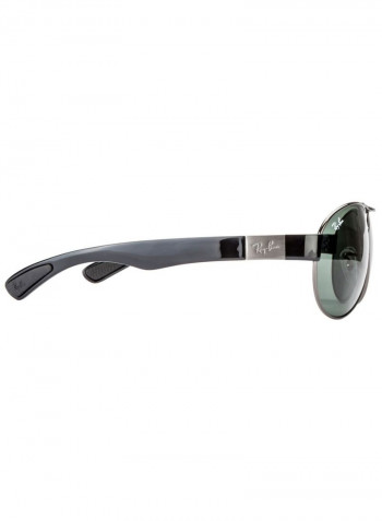 Men's UV-Protection Oval Sunglasses - Lens Size: 63 mm