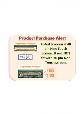 Laptop Replacement LED LCD Screen 17.3inch Clear