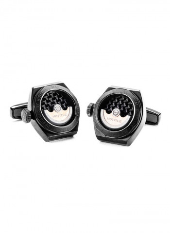 Eternity Stainless Steel Cufflinks