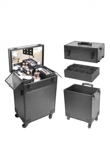 Make-Up Trolley أسود