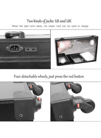 Make-Up Trolley أسود