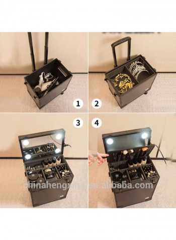 Make-Up Trolley أسود