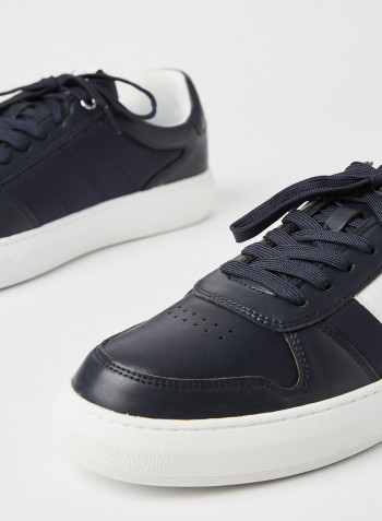 Lace-Up Oxford Sneakers Navy