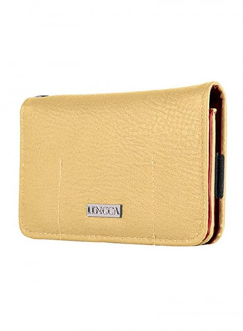 Kymira Wallet Case For Motorola Droid Turbo Tan/Wine