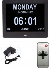 Digital Photo Frame Advertising Video Player Black