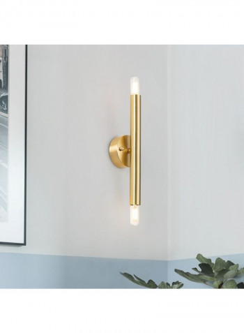 Copper Wall Light Gold/White