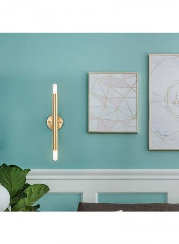 Pure Copper Double Heads  E14 LED Wall Light Gold