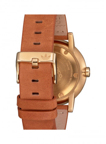Leather Analog Watch Z08-2548-00