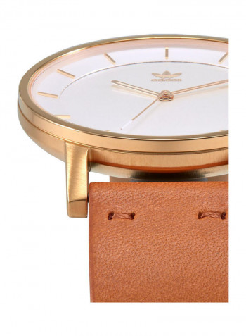 Leather Analog Watch Z08-2548-00