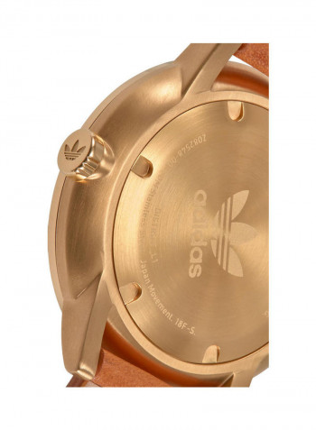 Leather Analog Watch Z08-2548-00