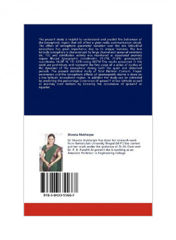 Ionospheric Study Of Equatorial Anomaly Station Paperback