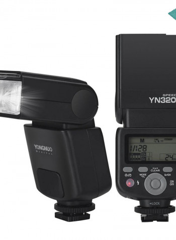 Wireless TTL Camera Flash Light Black