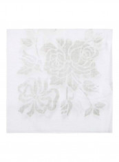 300-Piece Set  UnemBossed Dinner Napkin White 17x17inch