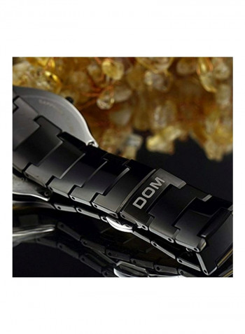 Men's Tungsten Carbide Analog Watch