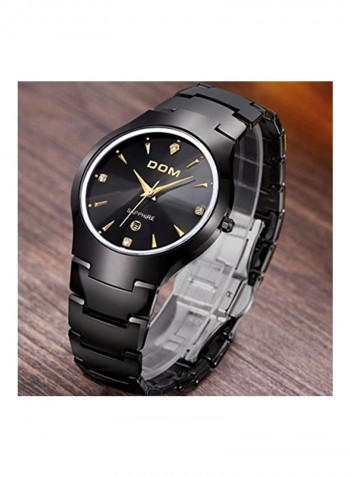 Men's Tungsten Carbide Analog Watch