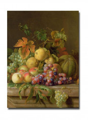 A Fruit Still Life Canvas Wall Art Multicolour 24 x 32inch