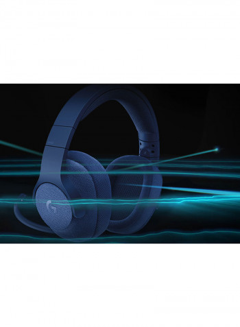 G433 7.1 Wired Surround Gaming Headset For PS4 /PS5 /XOne /XSeries /Nswitch /PC/ Mobile/ VR أزرق