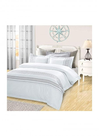 3-Piece Cotton Duvet Cover Set Burlington King/California King