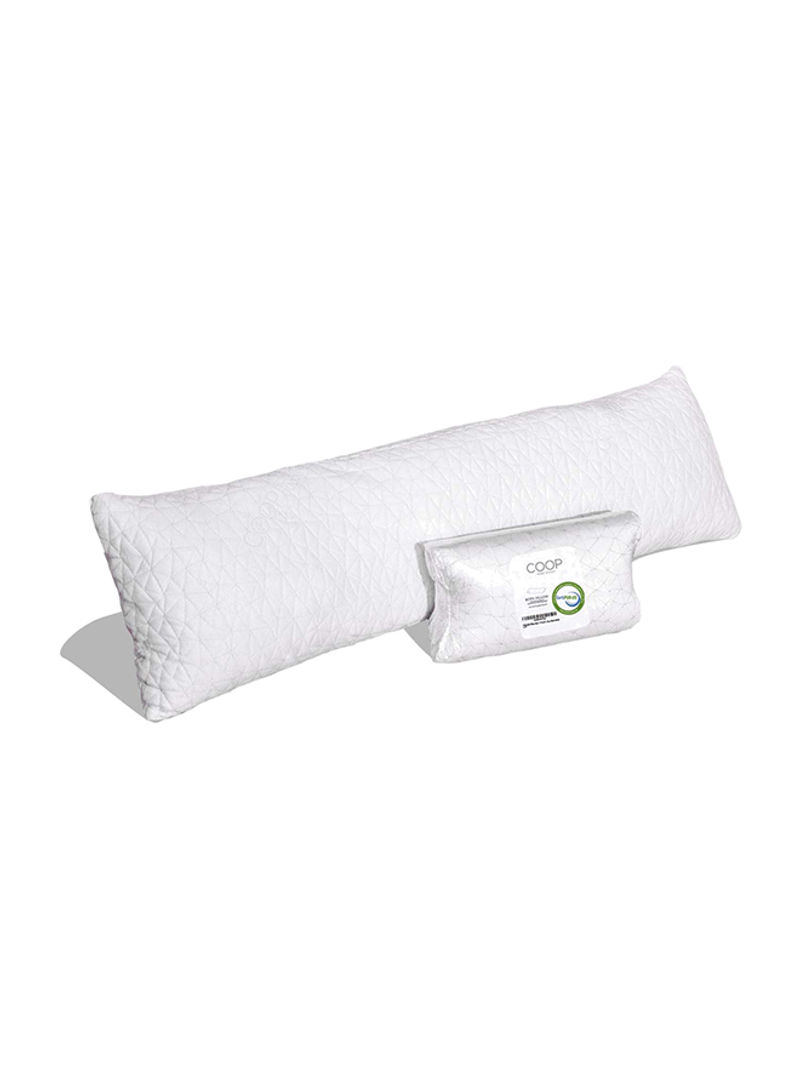 Adjustable Body Pillow White