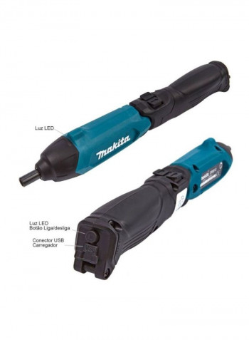 In-Line Cordless Screwdriver Blue/Black